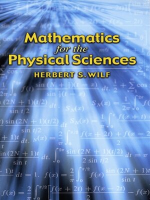 cover image of Mathematics for the Physical Sciences
